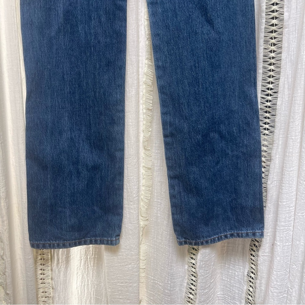 Reformation High Rise Baggy Relaxed Wide Leg Dark Denim Jeans 24/26, 0/2 - Picture 7 of 16